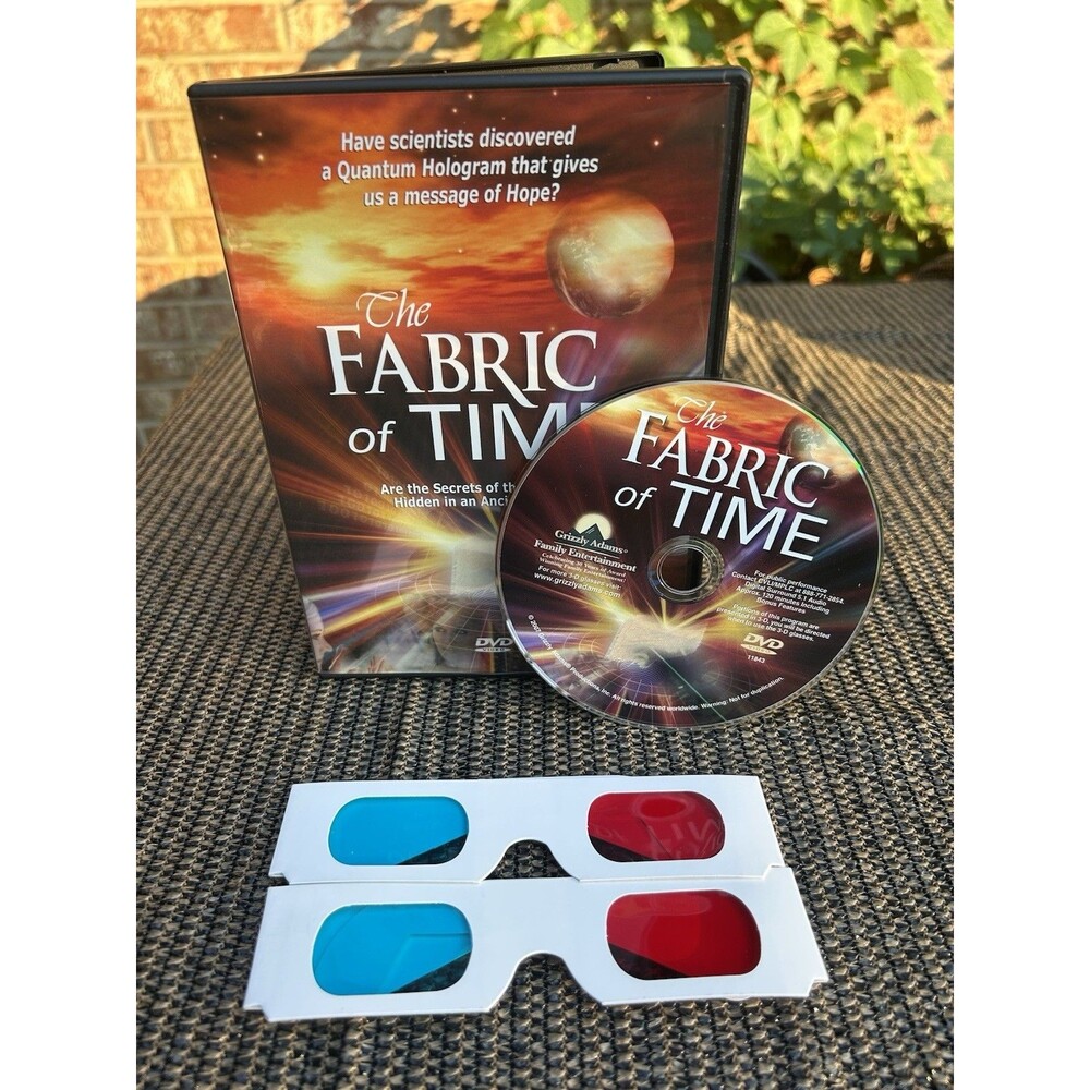 The Fabric of Time Shroud of Turin 3D Glasses DVD
